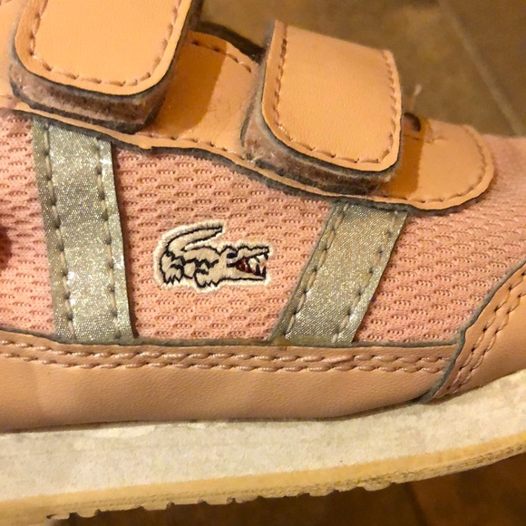 Lacoste Toddler Velcro Sneakers - Size EUR 25 / US 9 - Picture 5 of 6